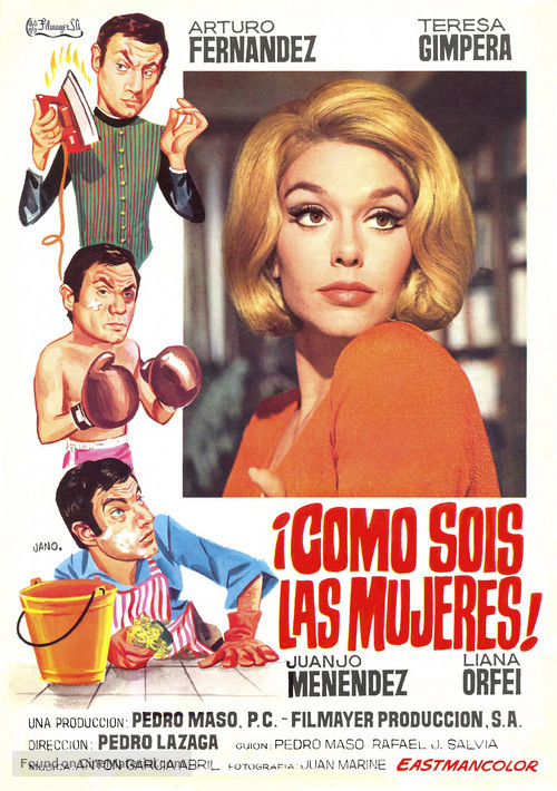 &iexcl;C&oacute;mo sois las mujeres! - Spanish Movie Poster