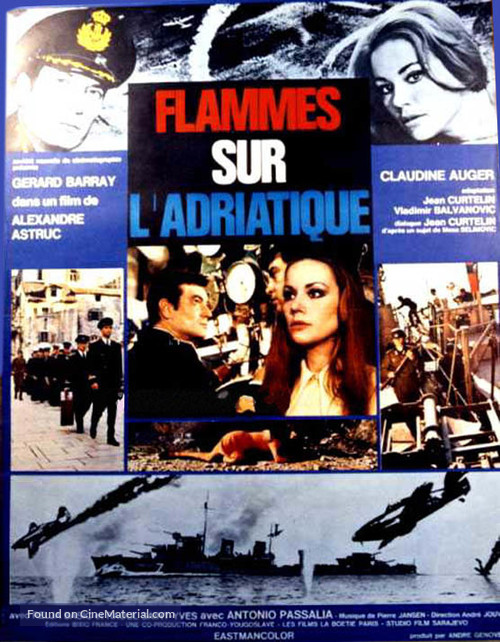 Flammes sur l&#039;Adriatique - French Movie Poster