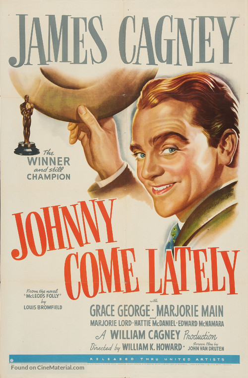 Johnny Come Lately - Movie Poster