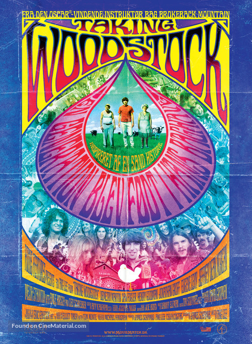 Taking Woodstock - Danish Movie Poster