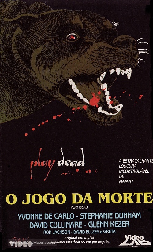 Play Dead - Brazilian VHS movie cover