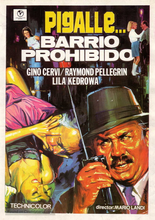 Maigret &agrave; Pigalle - Spanish Movie Poster