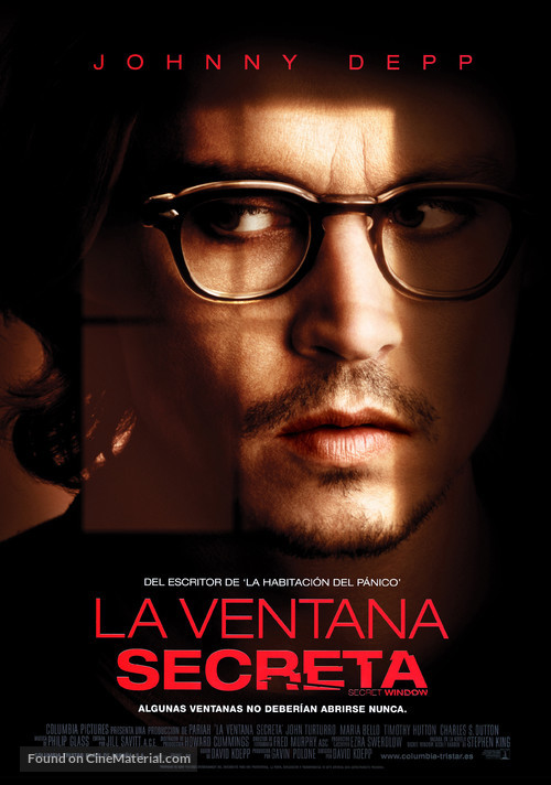 Secret Window - Spanish Movie Poster