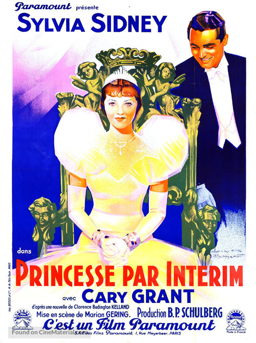 Thirty Day Princess - French Movie Poster
