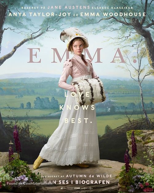 Emma. - Danish Movie Poster