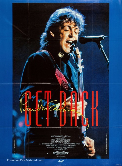 Get Back - French Movie Poster