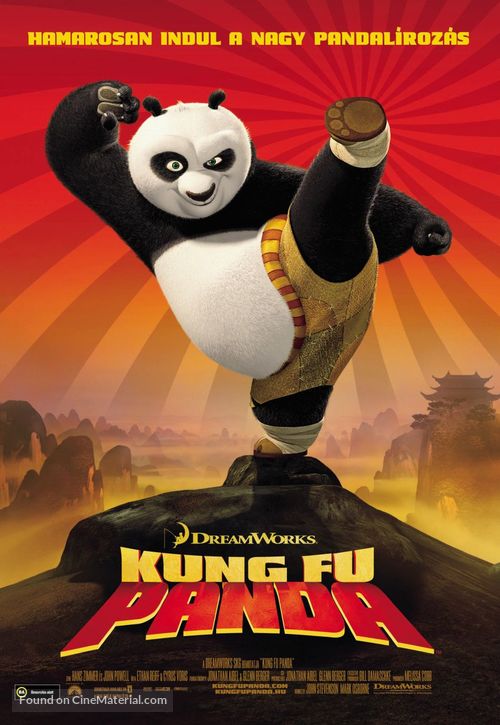 Kung Fu Panda - Hungarian Movie Poster