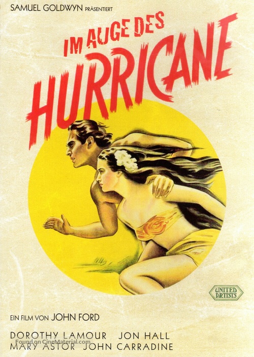 The Hurricane - German DVD movie cover