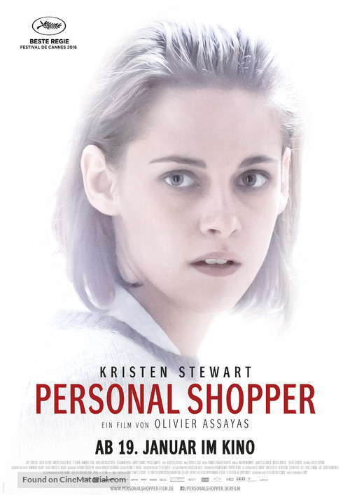 Personal Shopper - German Movie Poster