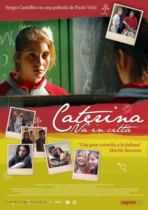 Caterina va in citt&agrave; - Spanish Movie Poster