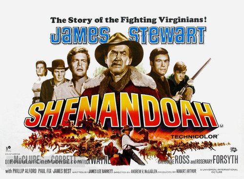 Shenandoah - British Movie Poster