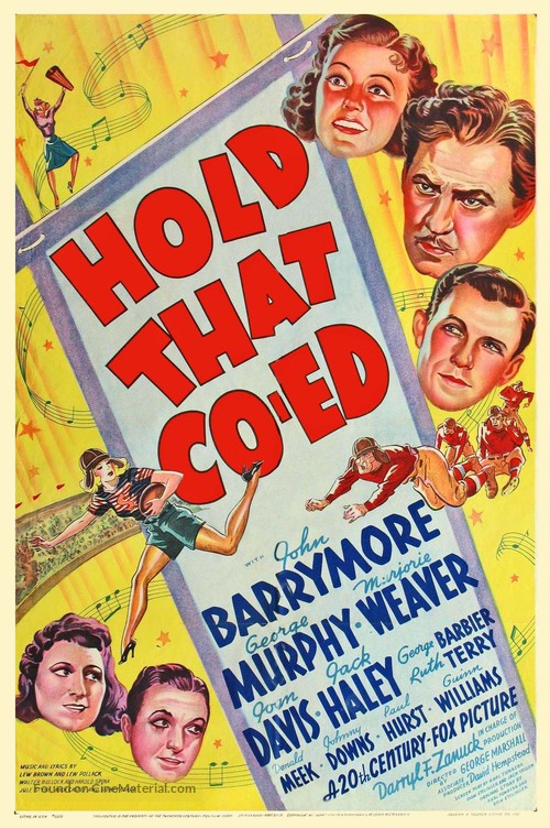 Hold That Co-ed - Movie Poster