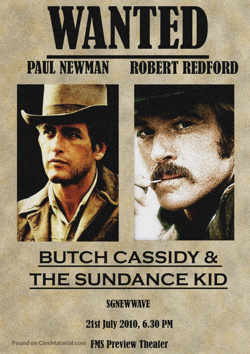 Butch Cassidy and the Sundance Kid - Singaporean Movie Poster