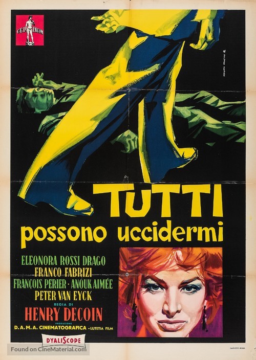 Tous peuvent me tuer - Italian Movie Poster