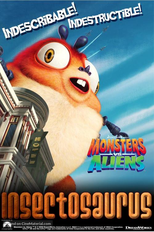 Monsters vs. Aliens - British Movie Poster