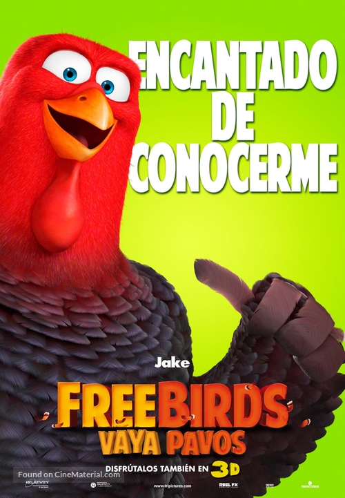 Free Birds - Spanish Movie Poster