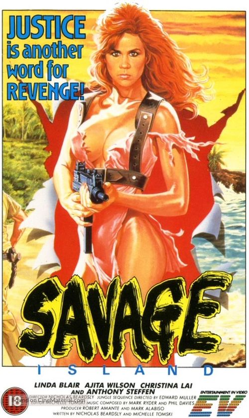 Savage Island - British VHS movie cover