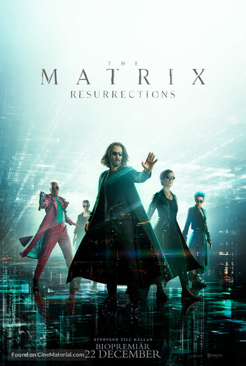 The Matrix Resurrections - Swedish Movie Poster