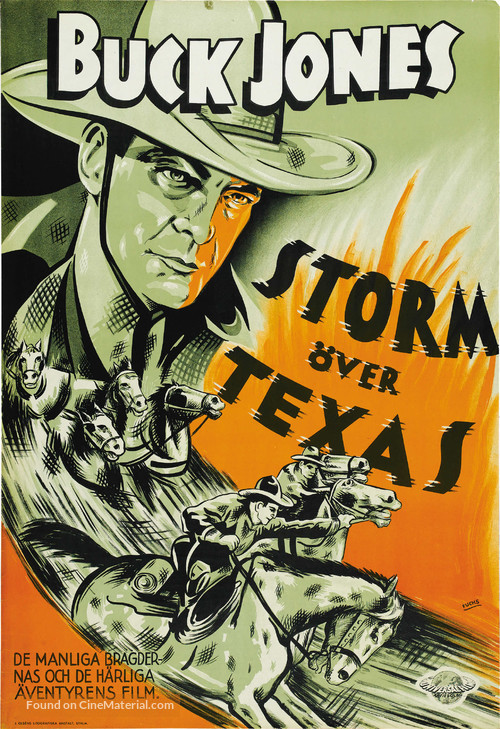 Outlawed Guns - Swedish Movie Poster