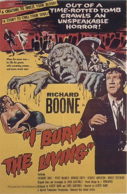 I Bury the Living - Movie Poster