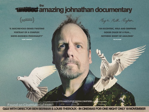 The Amazing Johnathan Documentary - British Movie Poster