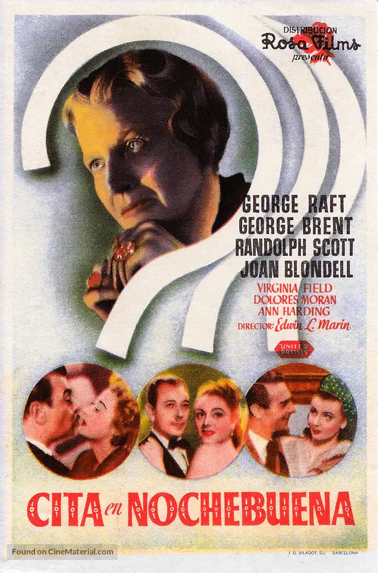 Christmas Eve (1947) Spanish movie poster Christmas Eve Spanish