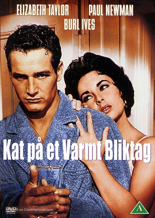 Cat on a Hot Tin Roof - Danish DVD movie cover