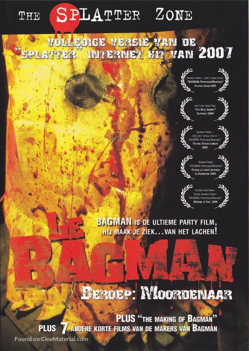 Le bagman - Profession: Meurtrier - Belgian DVD movie cover