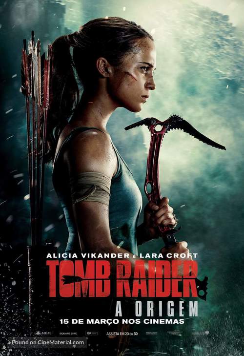 Tomb Raider - Brazilian Movie Poster