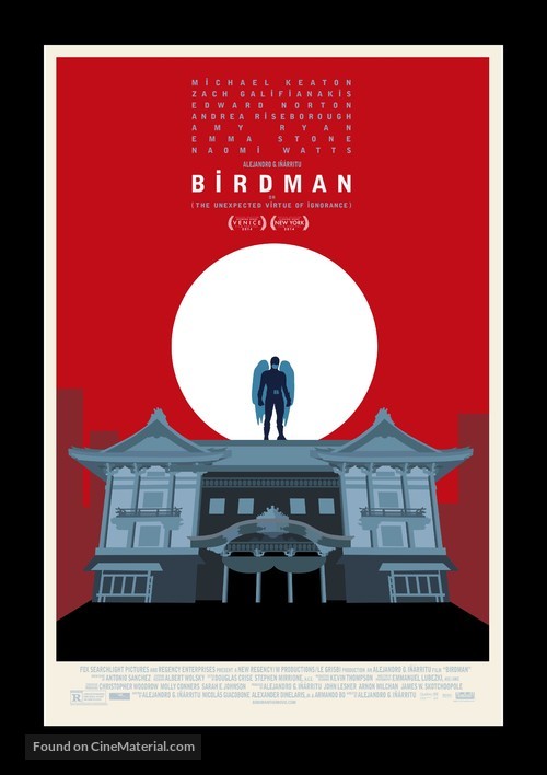 Birdman or (The Unexpected Virtue of Ignorance) - Movie Poster