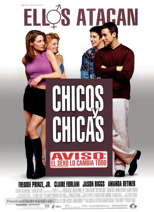 Boys and Girls - Spanish Movie Poster