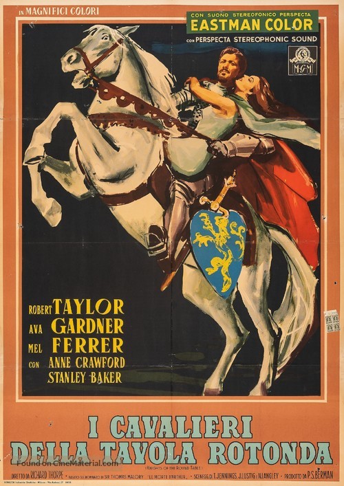 Knights of the Round Table - Italian Movie Poster
