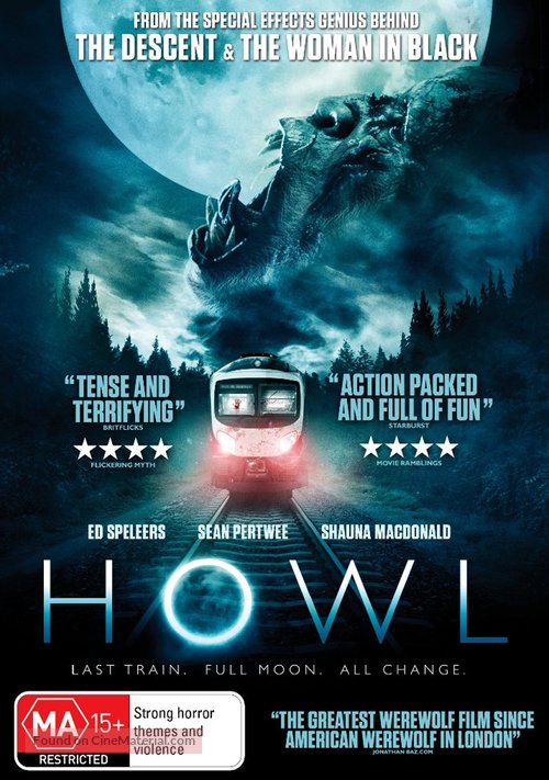 Howl - Australian DVD movie cover