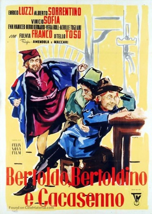 Bertoldo, Bertoldino e Cacasenno - Italian Movie Poster