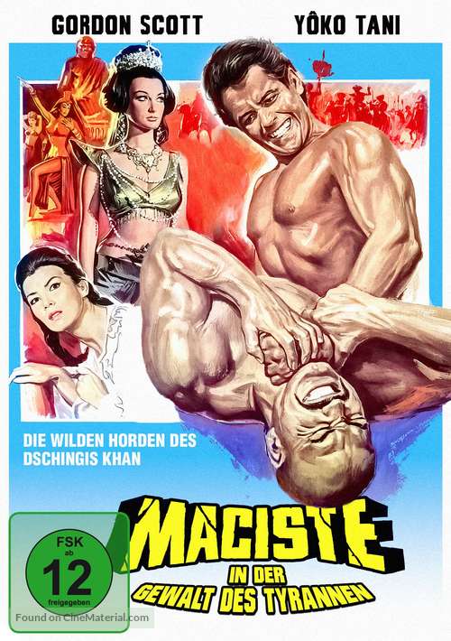 Maciste alla corte del Gran Khan - German Movie Cover