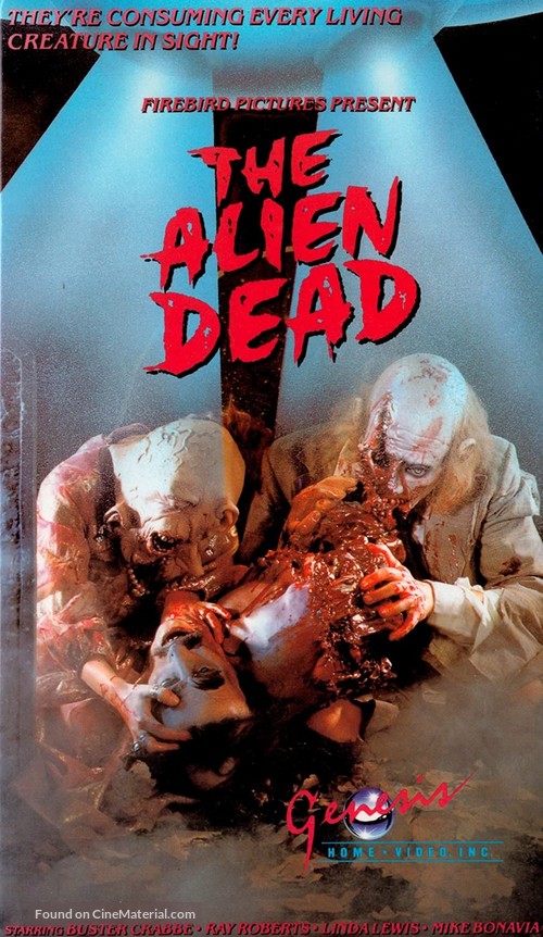 Alien Dead - VHS movie cover