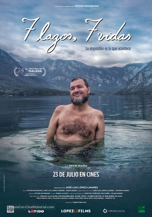 7 Lagos, 7 Vidas - Spanish Movie Poster