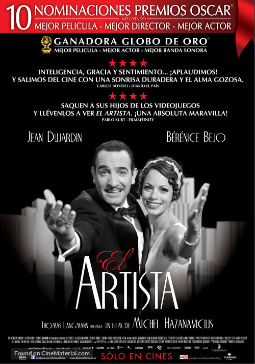 The Artist - Argentinian Movie Poster