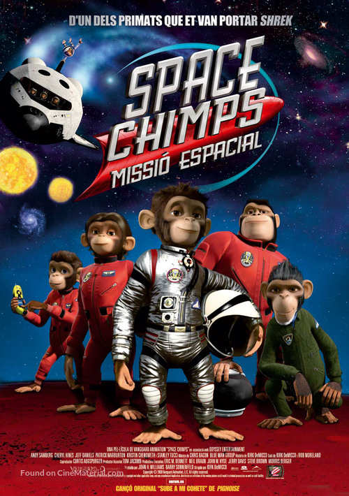 Space Chimps - Spanish Movie Poster