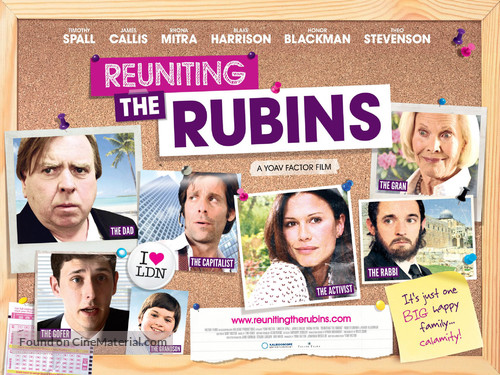 Reuniting the Rubins - British Theatrical movie poster