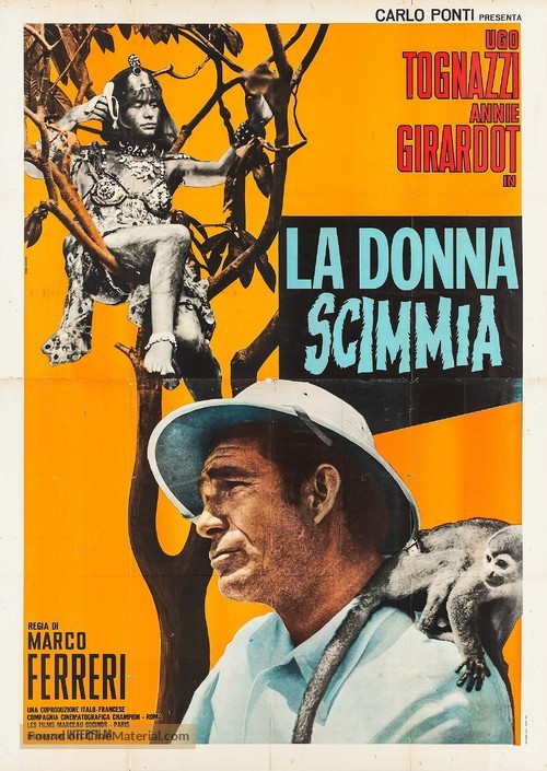 La donna scimmia - Italian Movie Poster