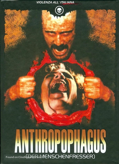 Antropophagus - Austrian Blu-Ray movie cover