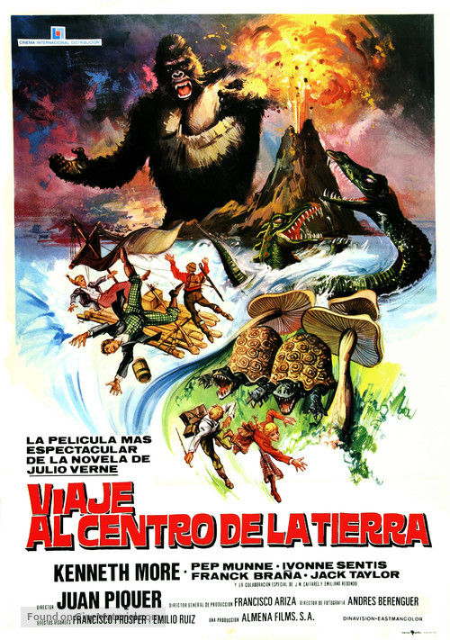 Viaje al centro de la Tierra - Spanish Movie Poster