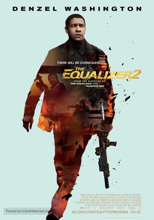 The Equalizer 2 - Finnish Movie Poster