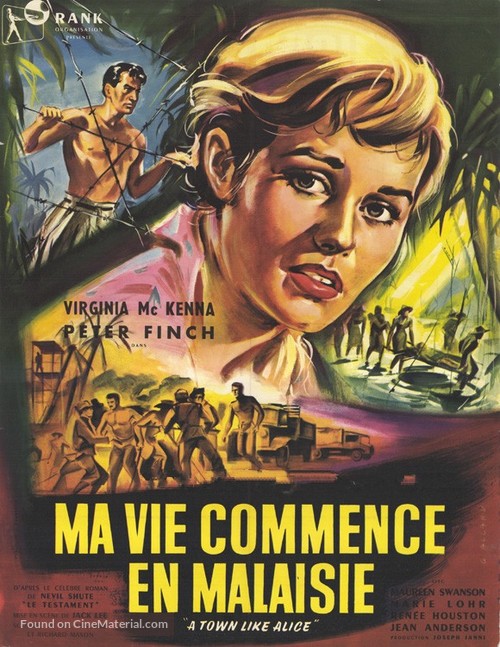 A Town Like Alice - French Movie Poster