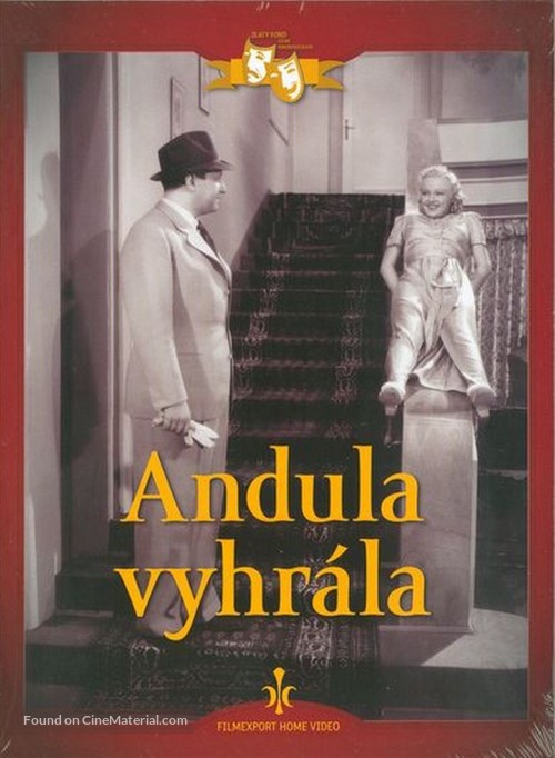 Andula vyhr&aacute;la - Czech DVD movie cover