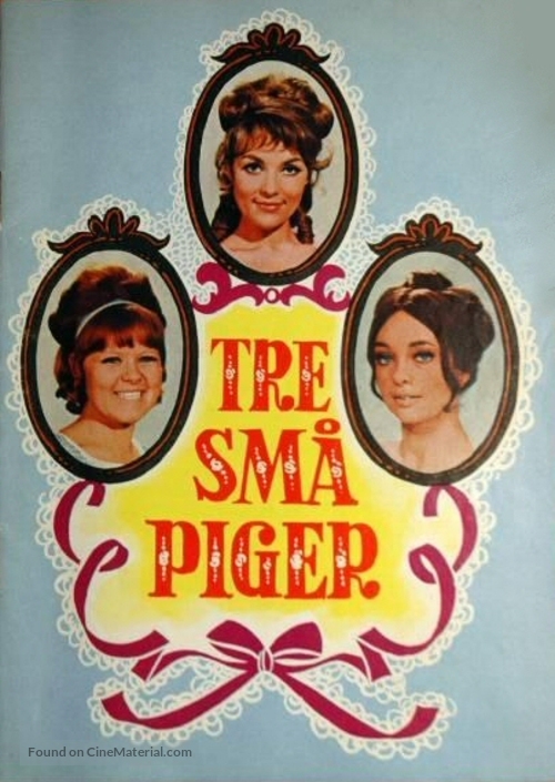 Tre sm&aring; piger - Danish Movie Poster