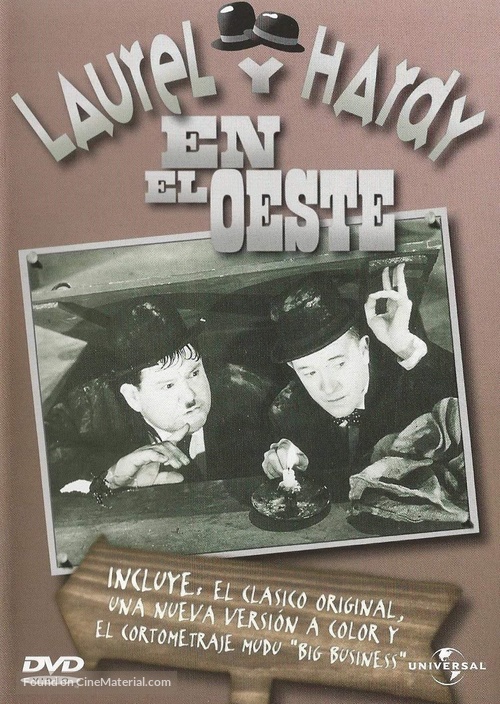 Way Out West - Spanish DVD movie cover
