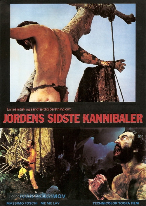 Ultimo mondo cannibale - Danish Movie Poster
