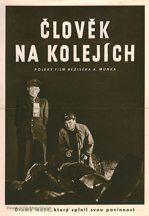 Czlowiek na torze - Czech Movie Poster